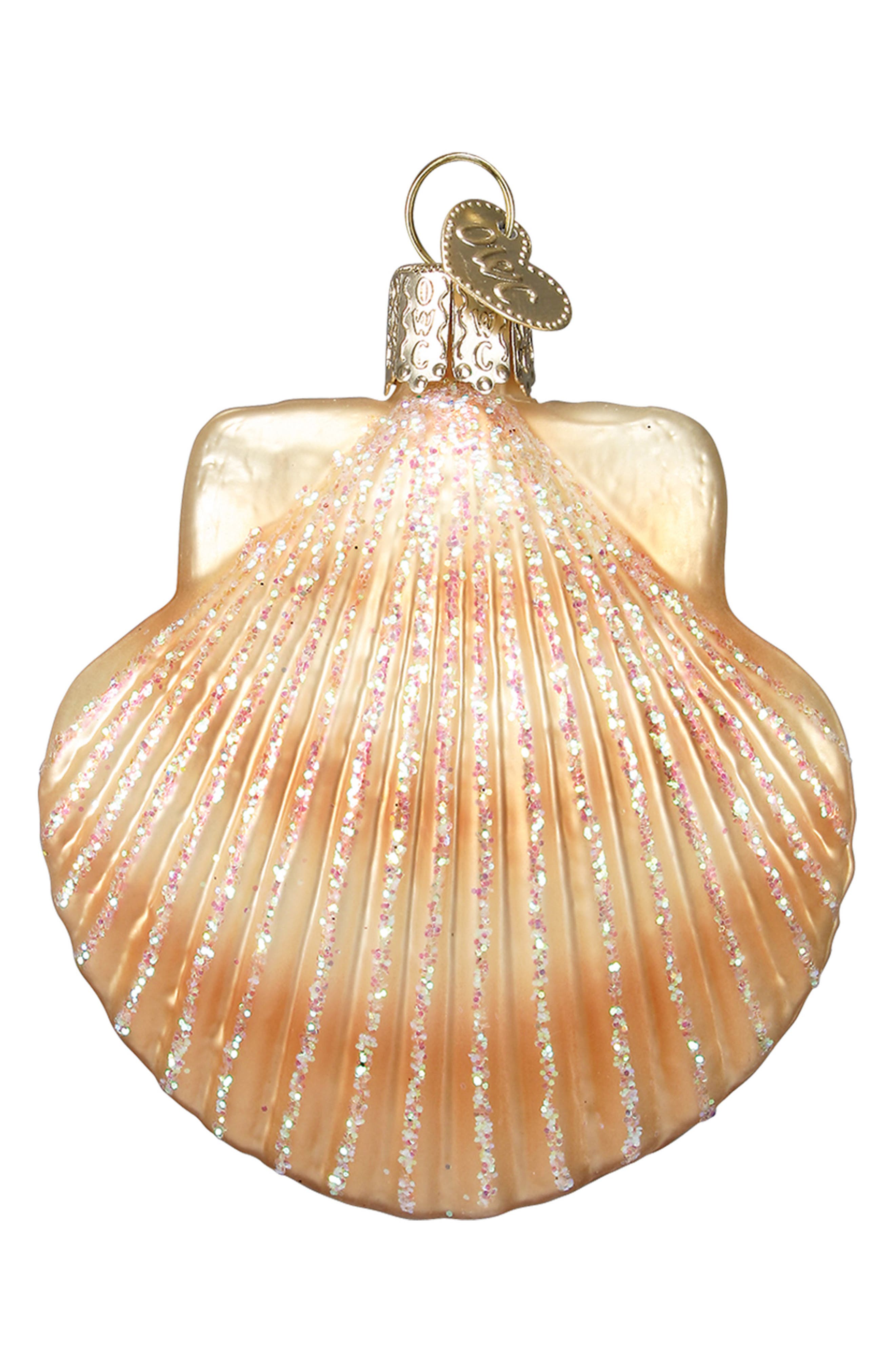 Old World Christmas Scallop Shell Glass Ornament | Nordstrom