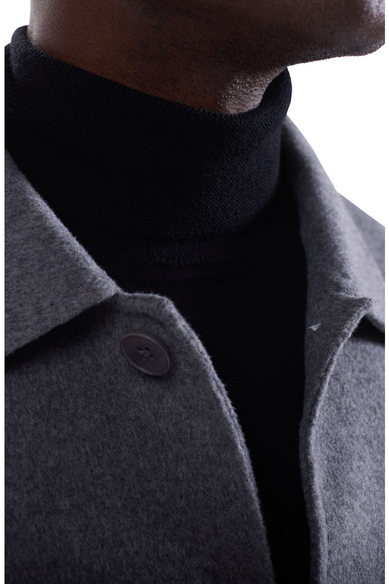 Felted Wool Blend Jacket, Alternate, color, HEATHER GREY