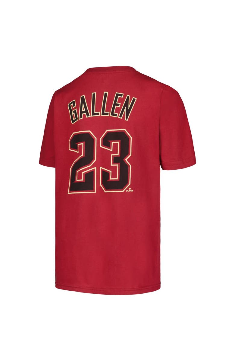 Nike Youth Nike Zac Gallen Red Arizona Diamondbacks Name & Number T-Shirt, Alternate, color, Red