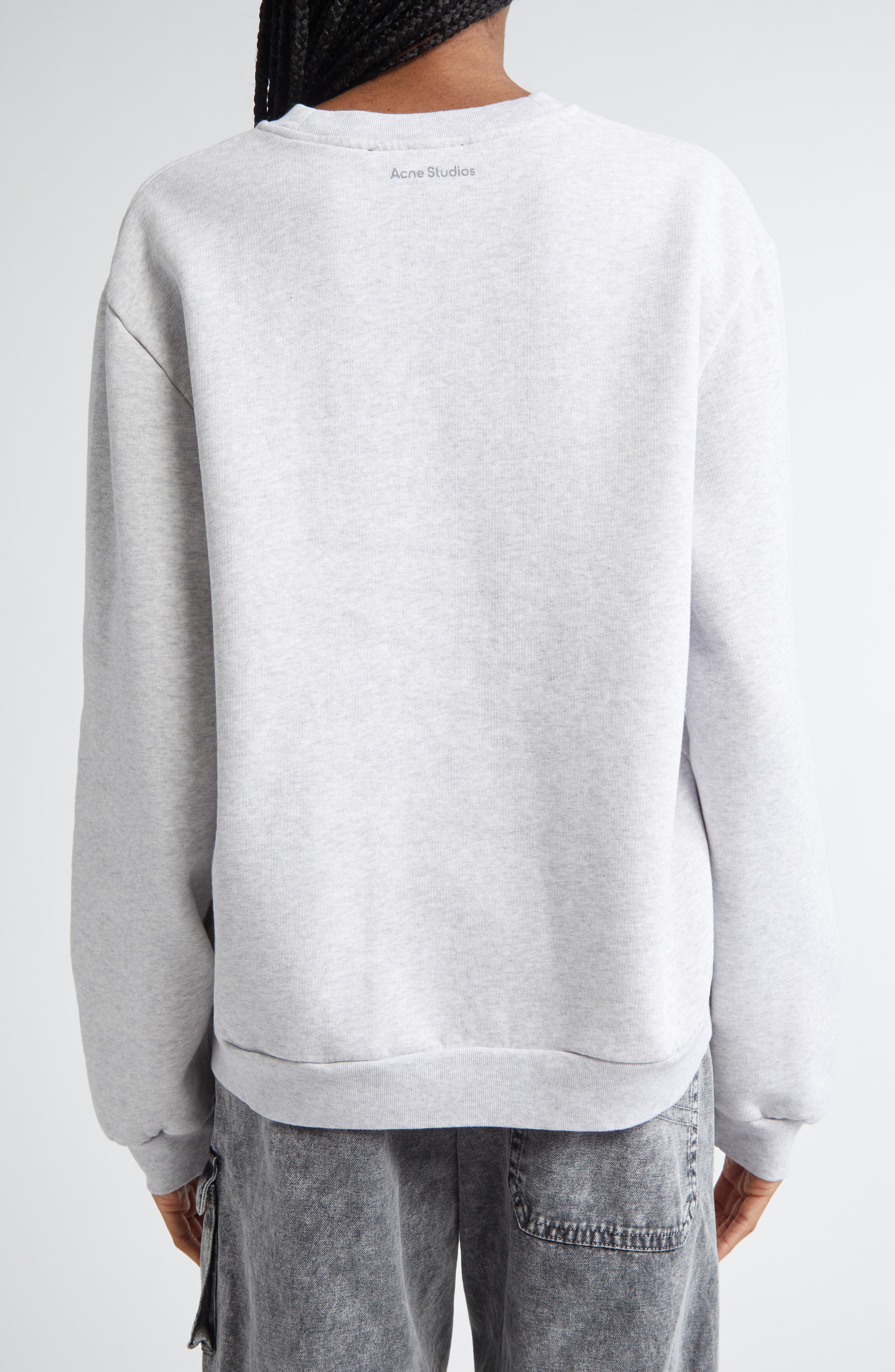 Faihra U Face Patch Fleece Sweatshirt - image 2