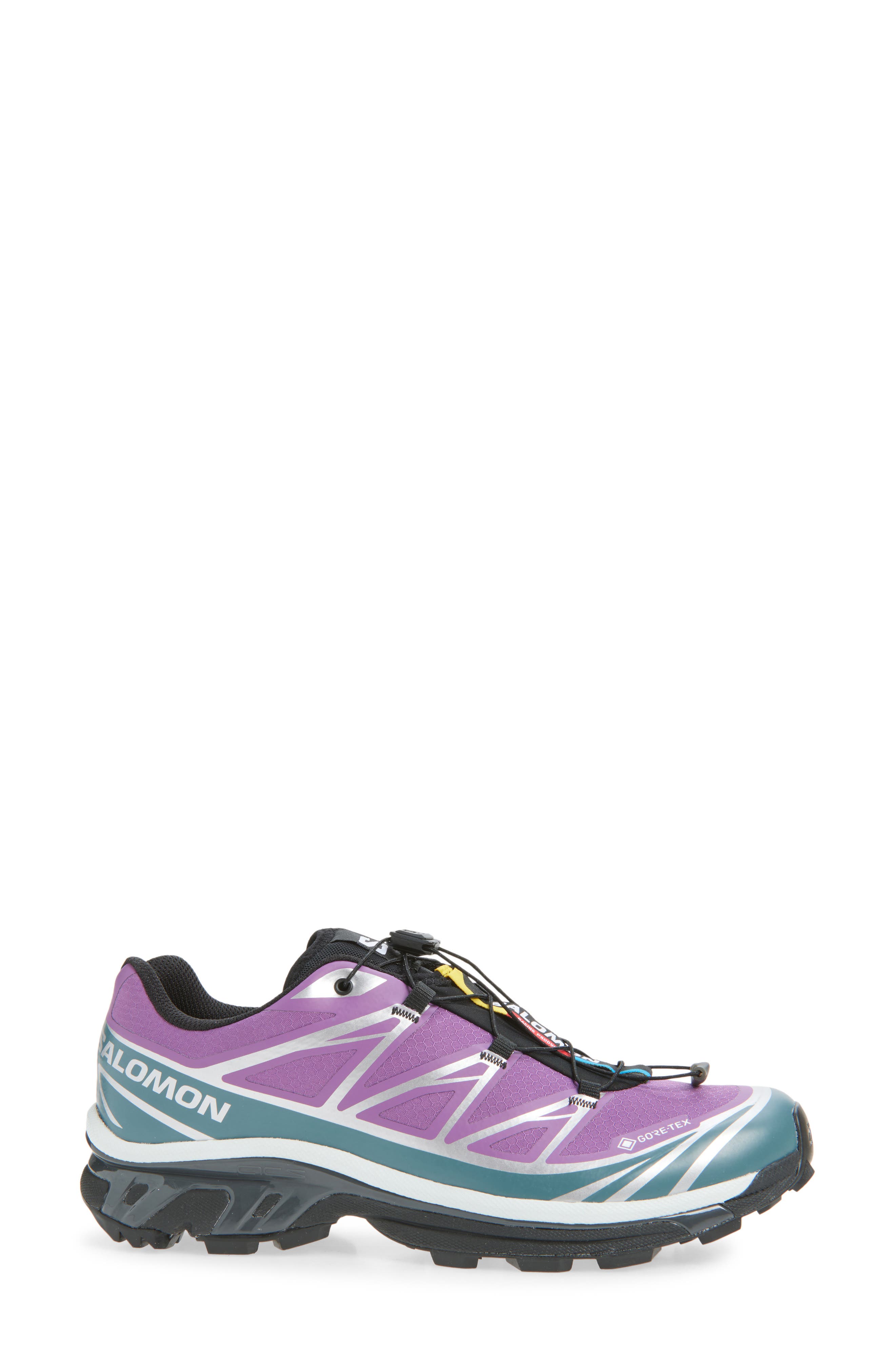 Salomon XT-6 Gore-Tex<sup>®</sup> Waterproof Sneaker, Alternate, color, Concord Grape/ Stormy Weather