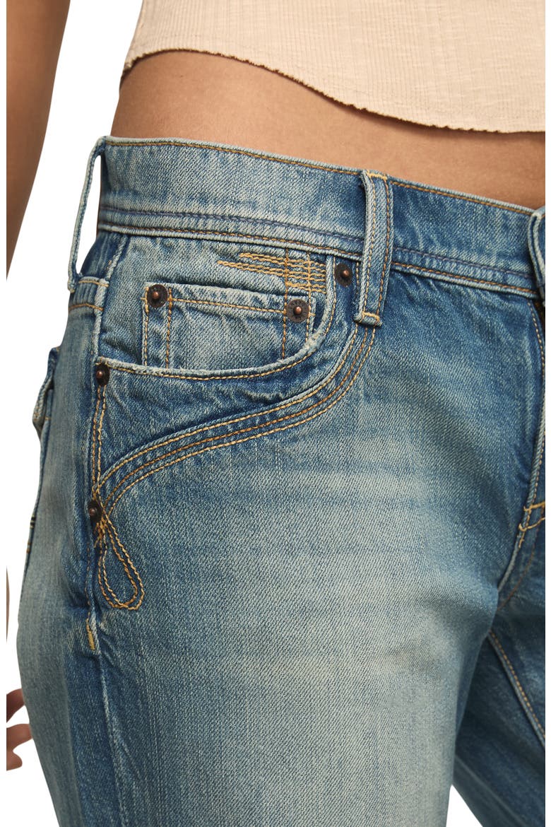 Easy Rider Low Rise Straight Leg Jeans, Alternate, color, WARRANT WASH