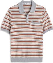 Madewell Cotton & Linen Sweater Polo