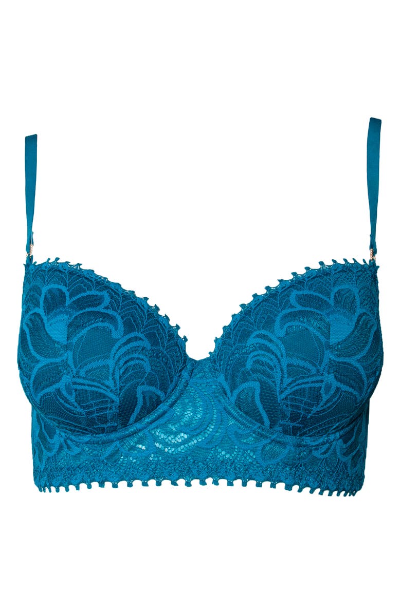 Huit Bijou Underwire Demi Bustier, Alternate, color, 