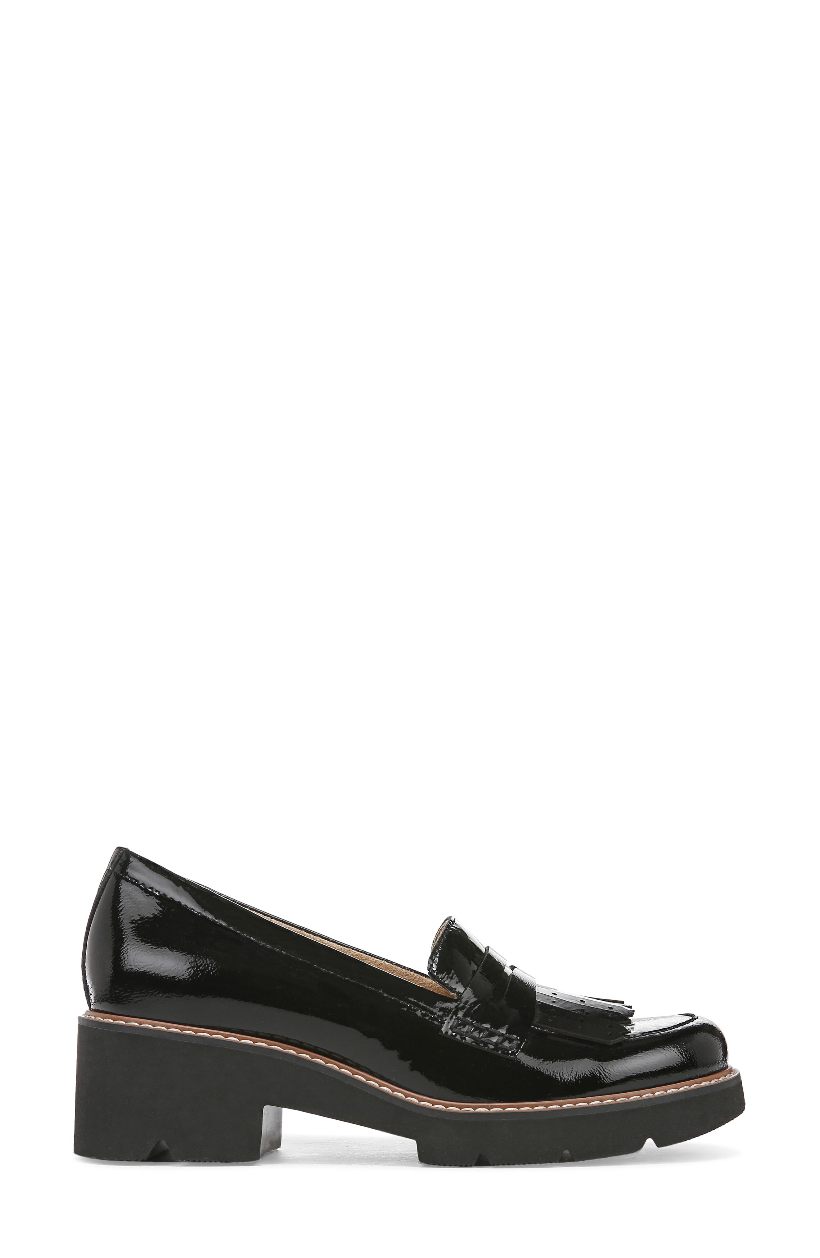 Naturalizer Darcy Fringe Leather Loafer, Alternate, color, 