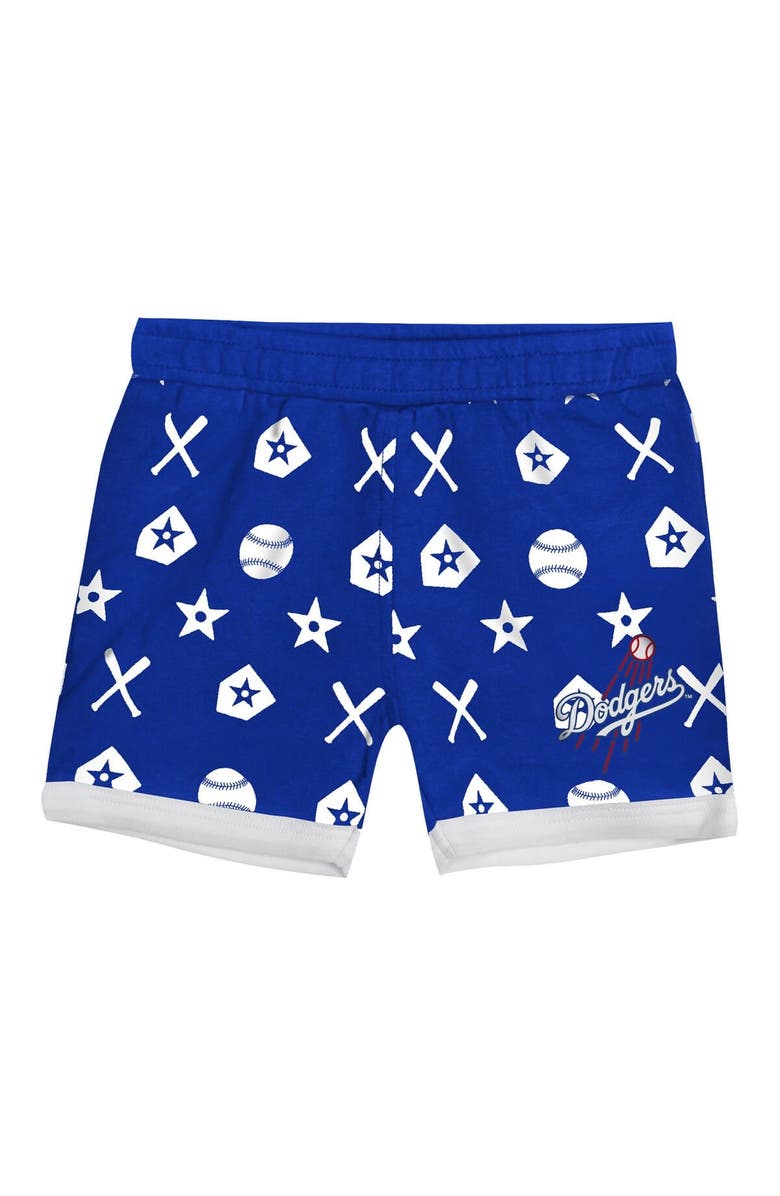 Outerstuff Infant Blue Los Angeles Dodgers On Deck 2-Piece Diaper Cover Set, Alternate, color, Royal