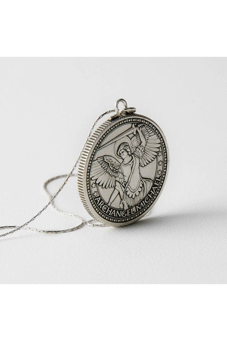 Better Together Mary/Michael Expandable Necklace, Main, color, Silver