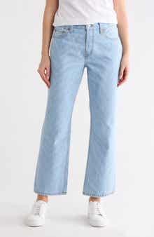 Re/Done Easy Straight Crop Jeans