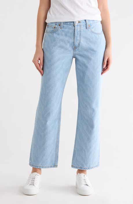Re/Done Easy Straight Crop Jeans