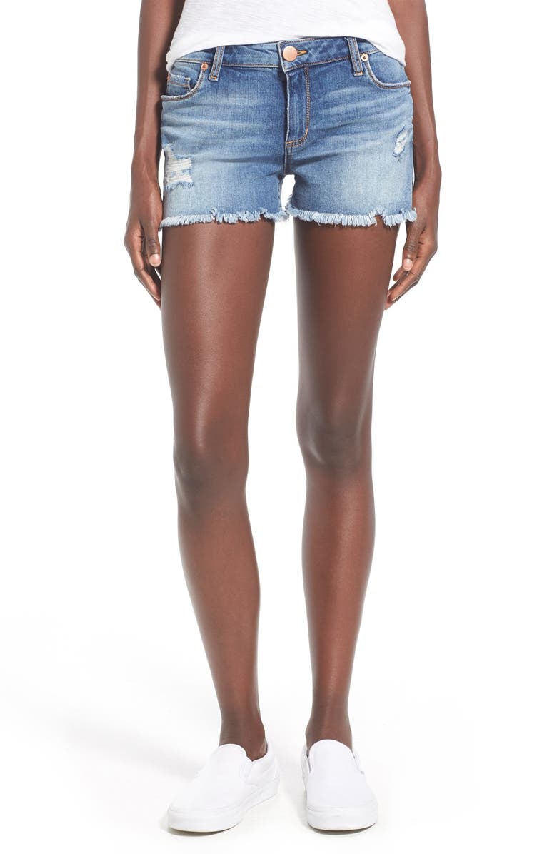STS Blue Distressed Cutoff Denim Shorts, Main, color,