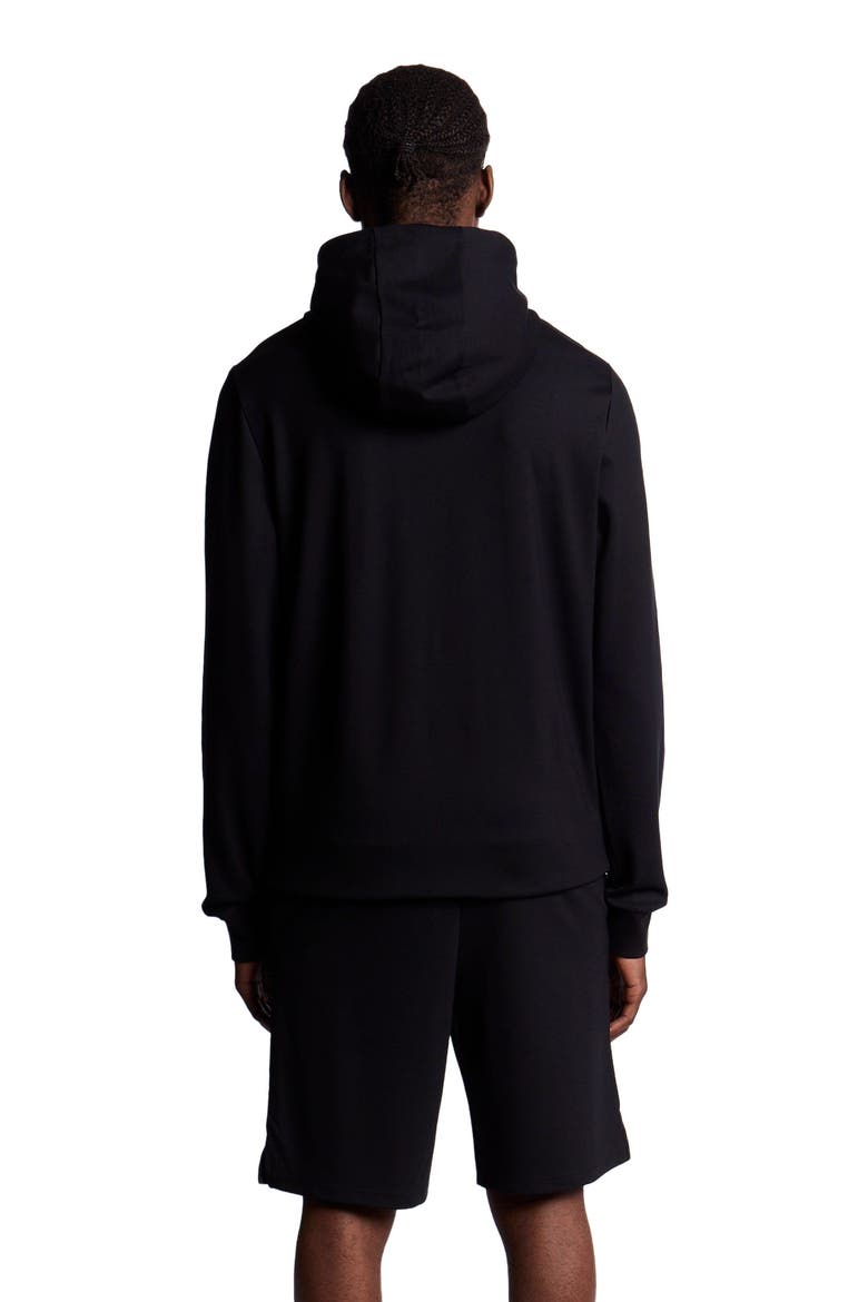 Fly Fleece Long Sleeve Hoodie, Alternate, color, Jet Black