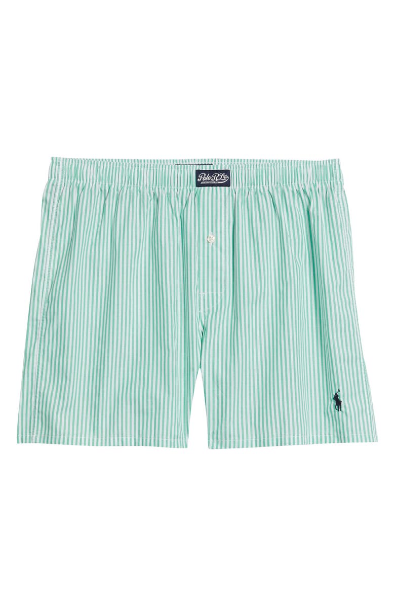 Polo Ralph Lauren Stripe Woven Cotton Boxers, Alternate, color, 