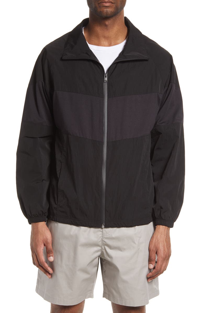 FRAME Men's Varsity Jacket, Alternate, color, Noir