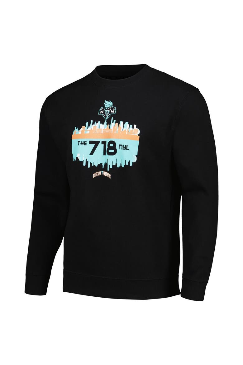 Unisex Stadium Essentials Black New York Liberty Cities Pullover Sweatshirt, Alternate, color, Black