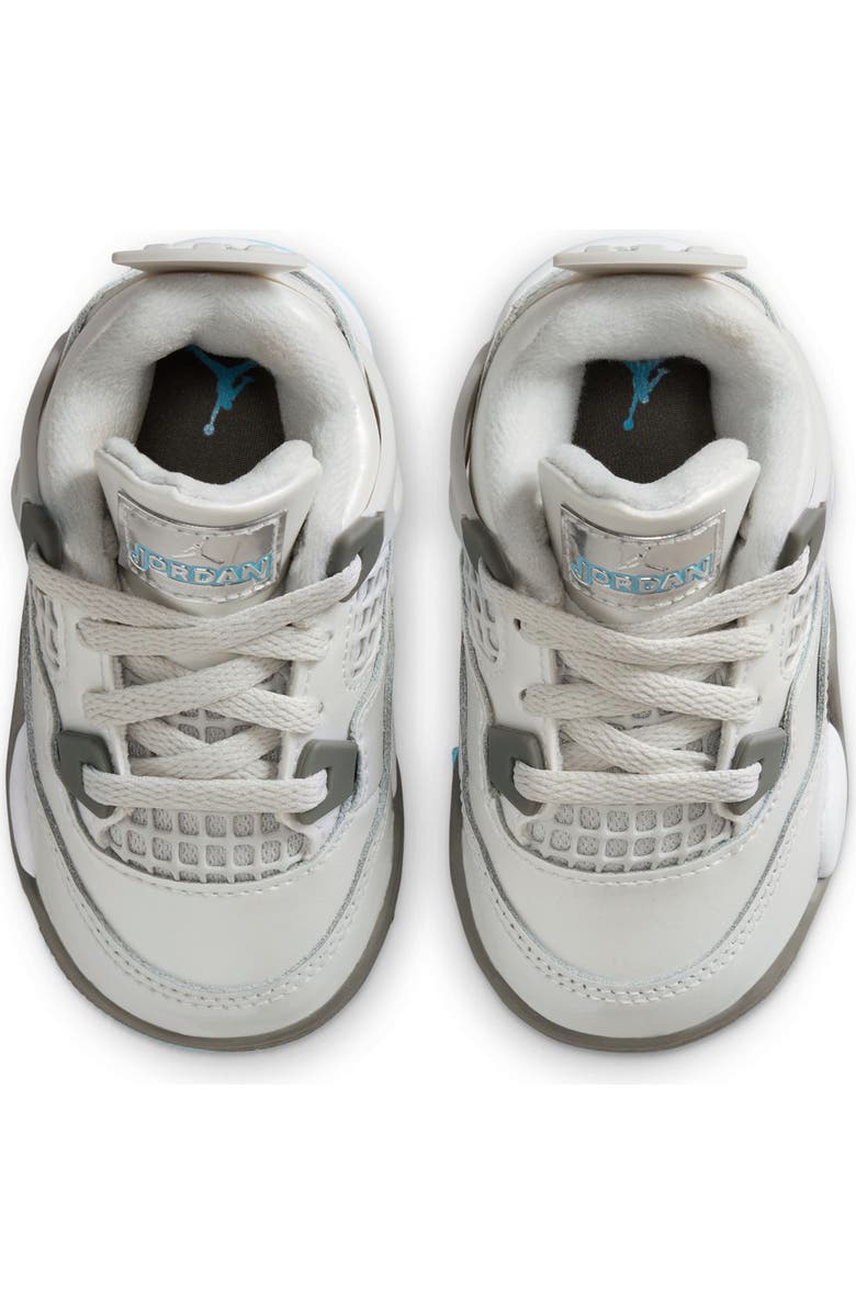 Jordan Air Jordan 4 Retro Basketball Sneaker, Alternate, color, Photon Dust/ Blue Chill