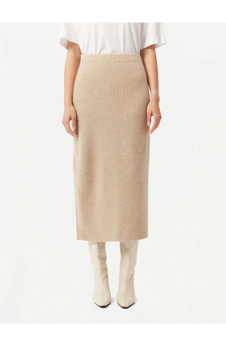 GOBI Mongolian Cashmere Cashmere Skirt with Zip, Main, color, 