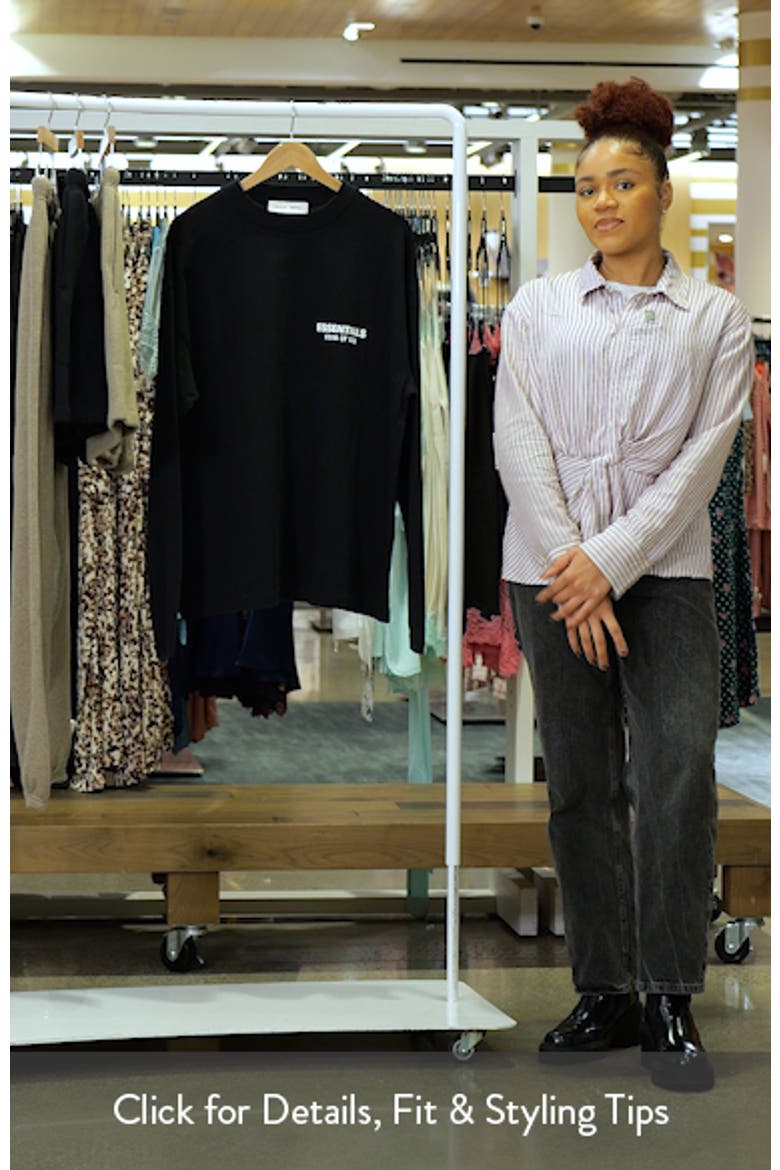Classic Fit Long Sleeve Logo Graphic T-Shirt video