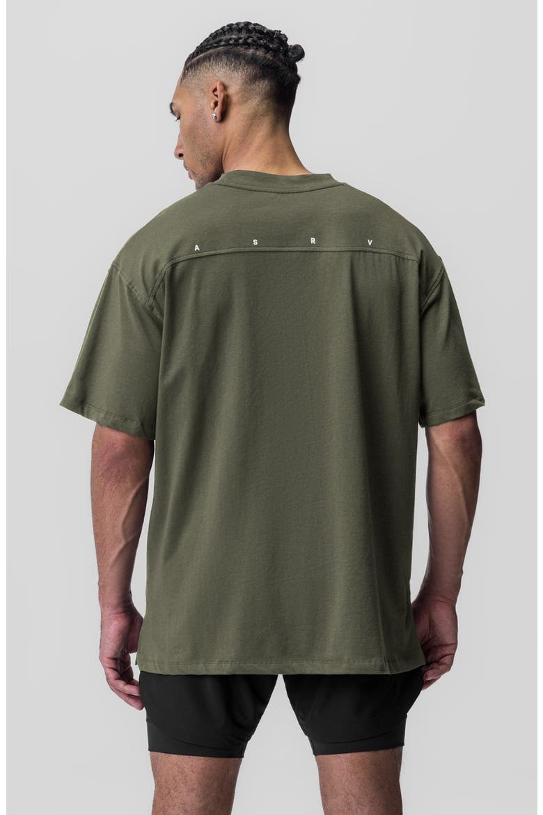 Supima Oversized Tee, Alternate, color, Olive