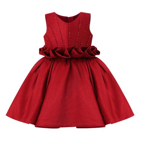 Harmony Ruffle Waist Formal Dress
