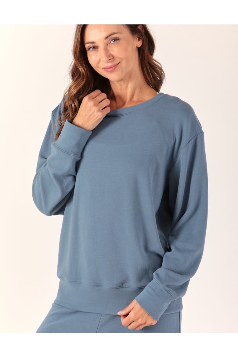 Oversized Crew, Main, color, Washed Blue