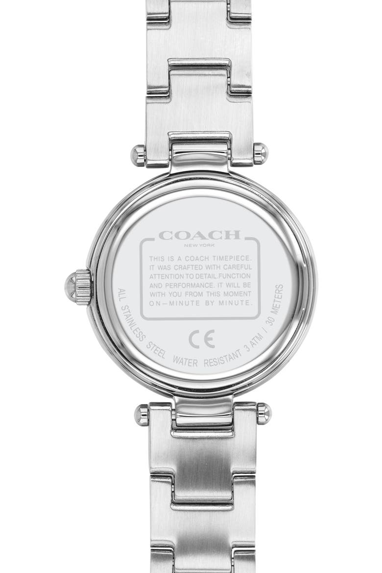 Park Crystal Embellished Bracelet Watch, 26mm, Alternate, color, SILVER/ PAVE