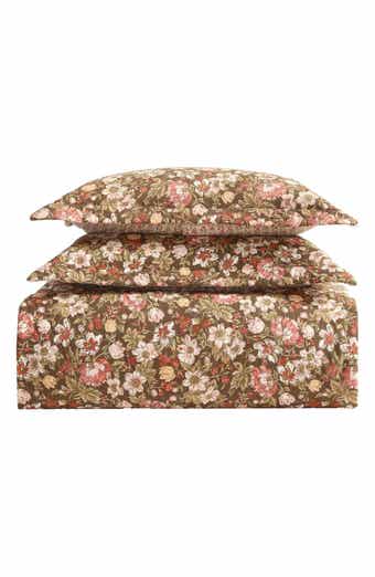 Laura Ashley Cotton 3-Piece Comforter & Sham Quilt Set