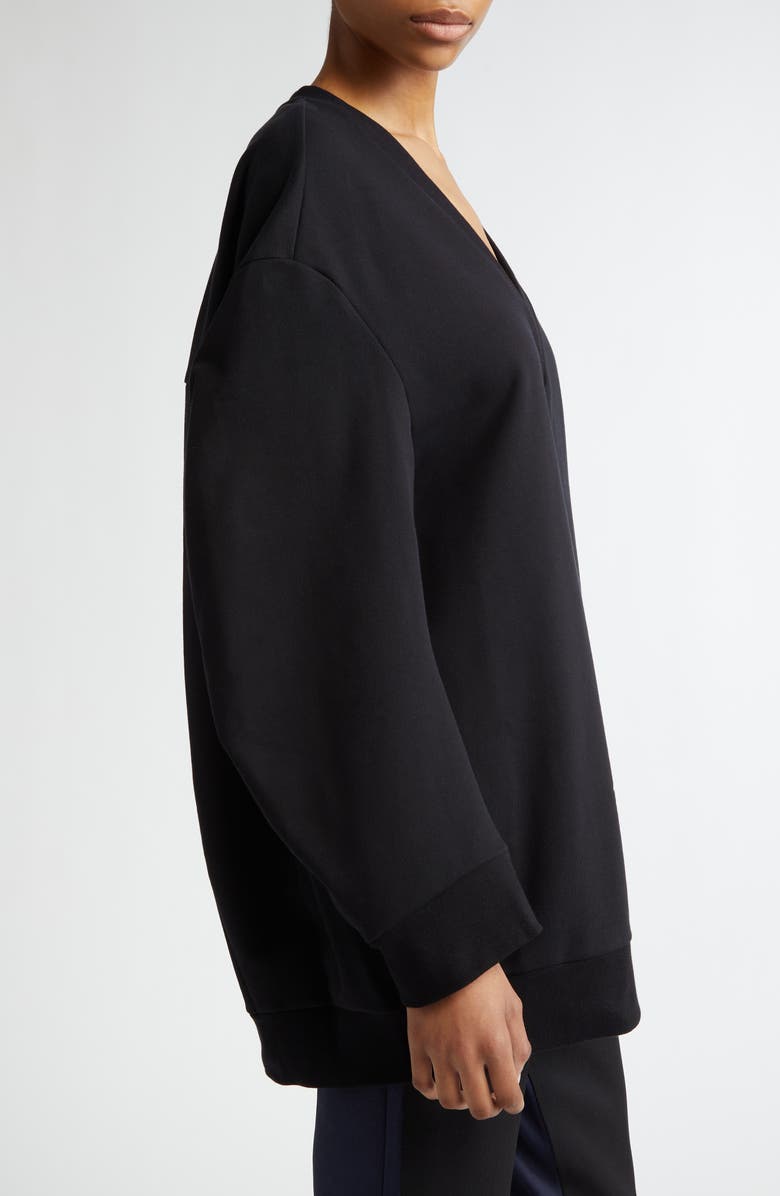 Marni Long Sleeve Sweatshirt Minidress, Alternate, color,