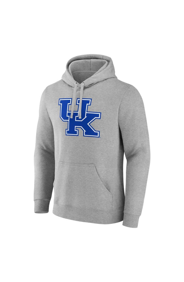 FANATICS Men's Fanatics Heather Gray Kentucky Wildcats Primary Logo Pullover Hoodie, Alternate, color, 