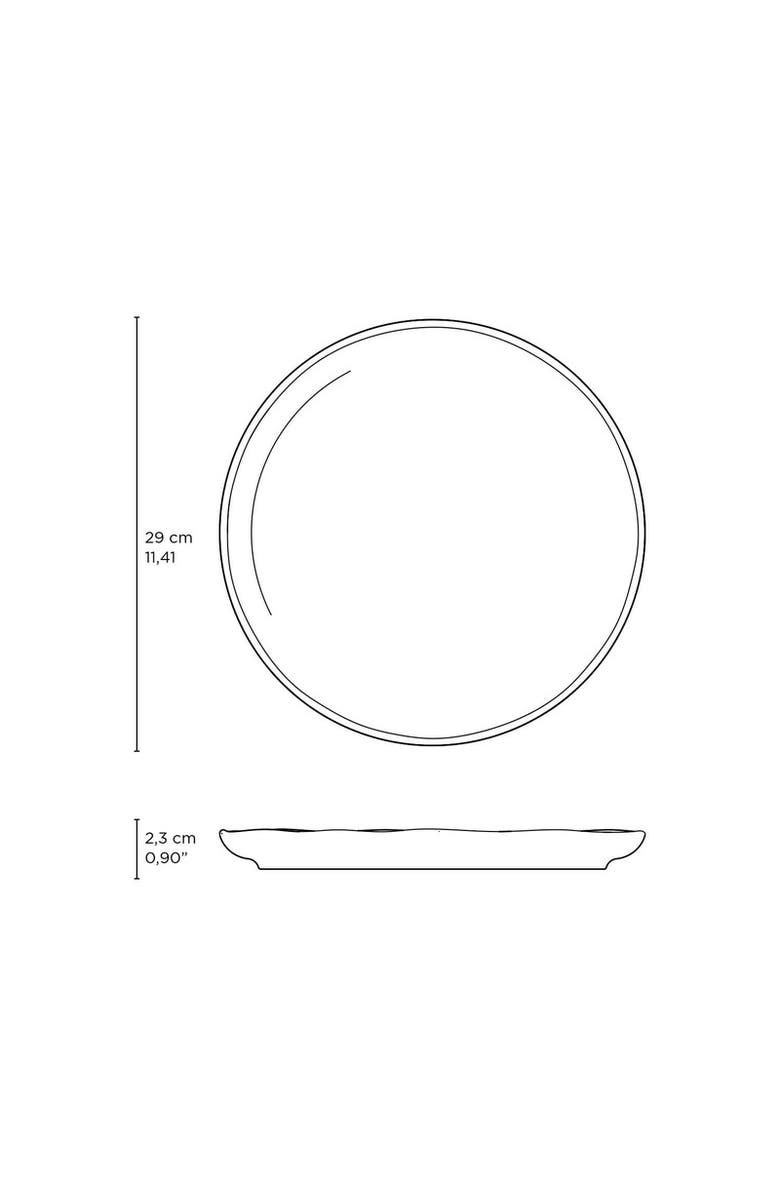 Porto Brasil Buffet Dinner Plate Set of 6, Alternate, color, Metallica