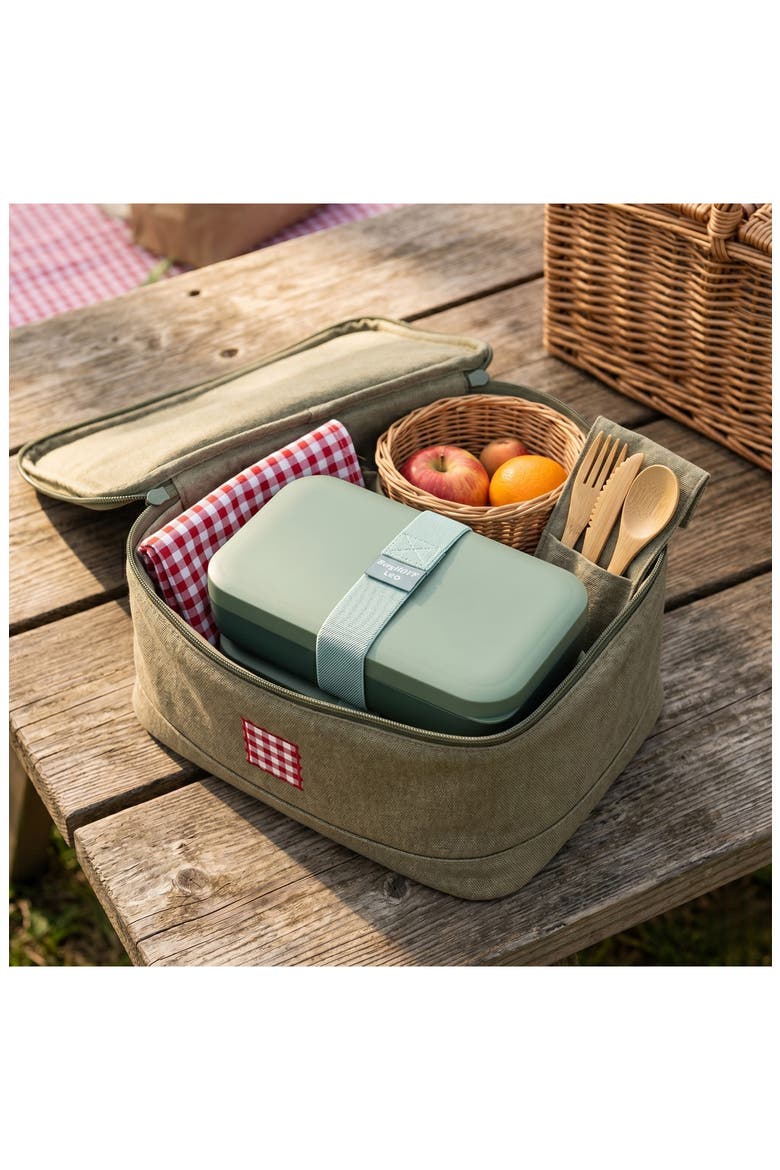 Leo Balance Lunch Box, Alternate, color, SAGE