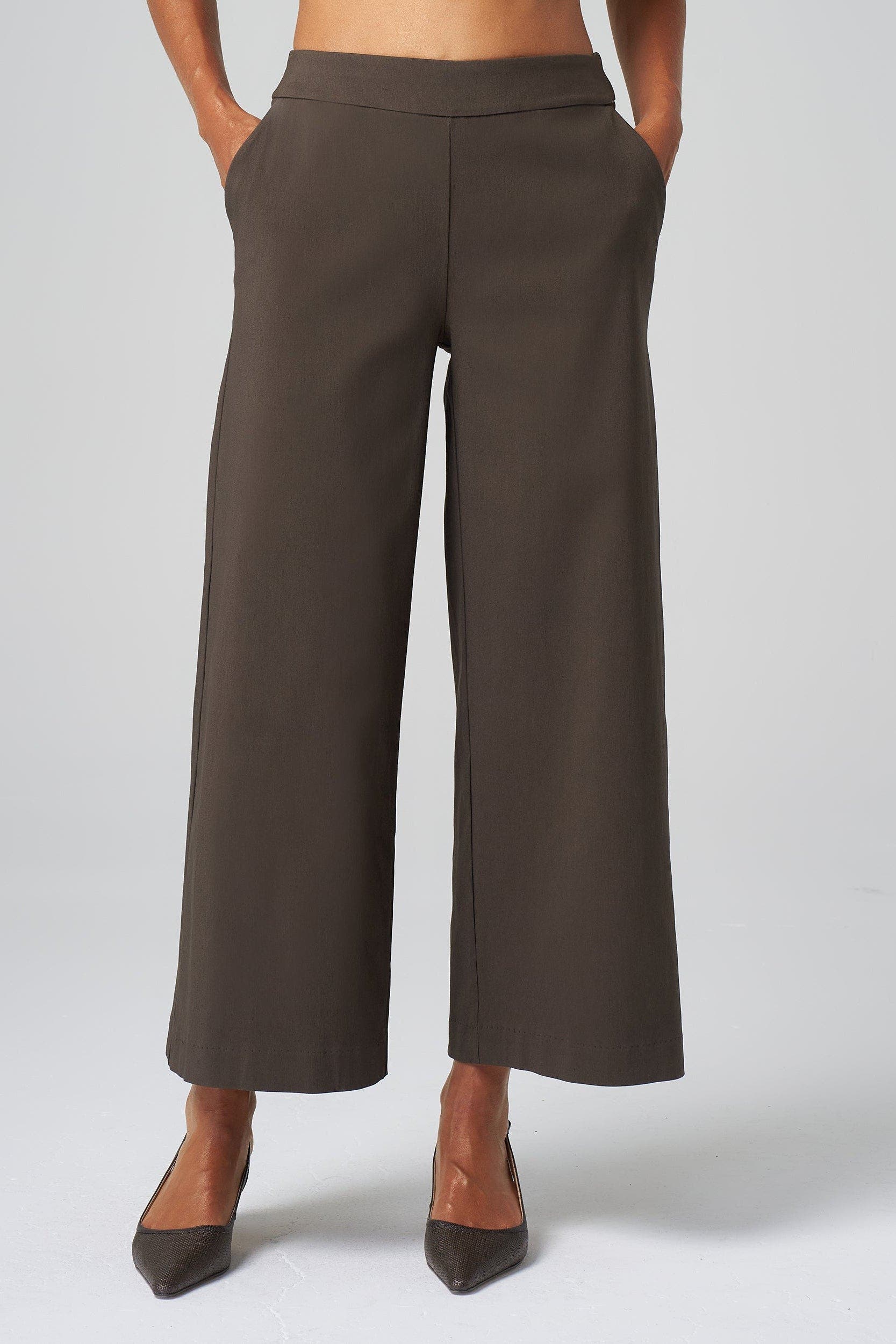 Catalina Stretch Cropped Wide-Leg Pant - image 3