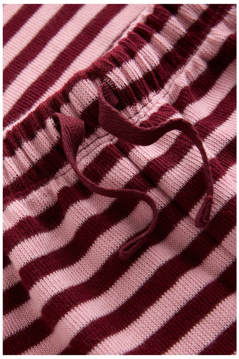 Kids' Stripe Button Front Two-Piece Set, Alternate, color, PINK
