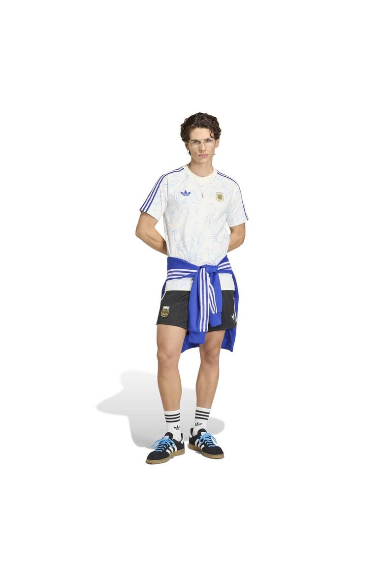 Men's adidas  White Argentina National Team  All Over Printed T-Shirt, Alternate, color, White