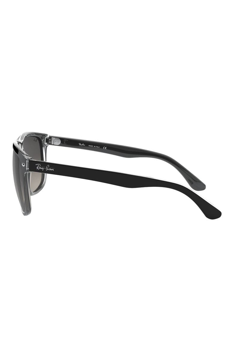 Boyfriend 60mm Flat Top Sunglasses, Alternate, color, GRY GRD