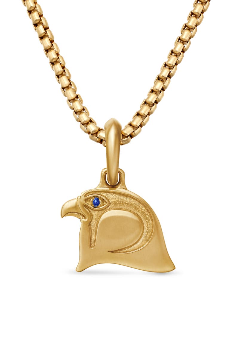 David Yurman Cairo Falcon Amulet, Main, color, 