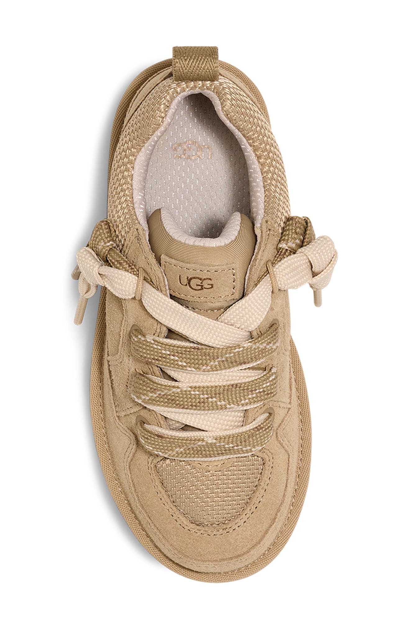 UGG<sup>®</sup> Kids' Lo Lowmel Sneaker, Alternate, color, Mustard Seed