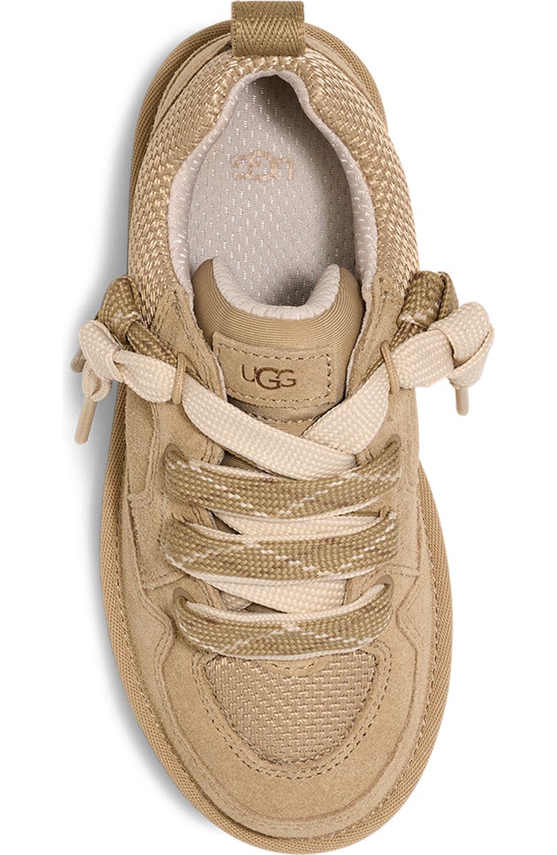 UGG<sup>®</sup> Kids' Lo Lowmel Sneaker, Alternate, color, Mustard Seed