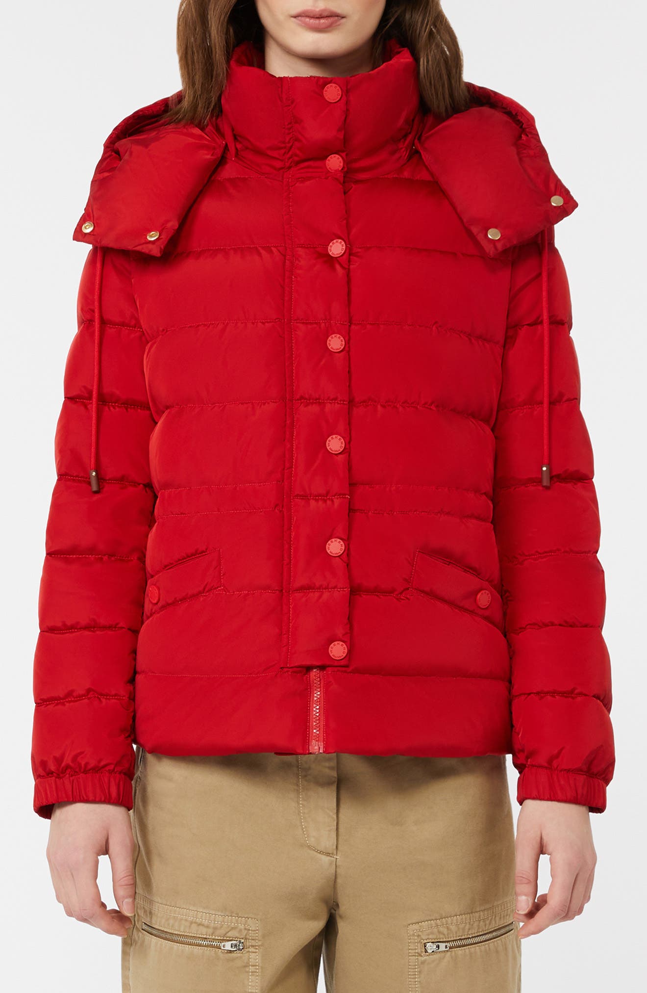 Sax Quilted Down Water Repellent Short Jacket