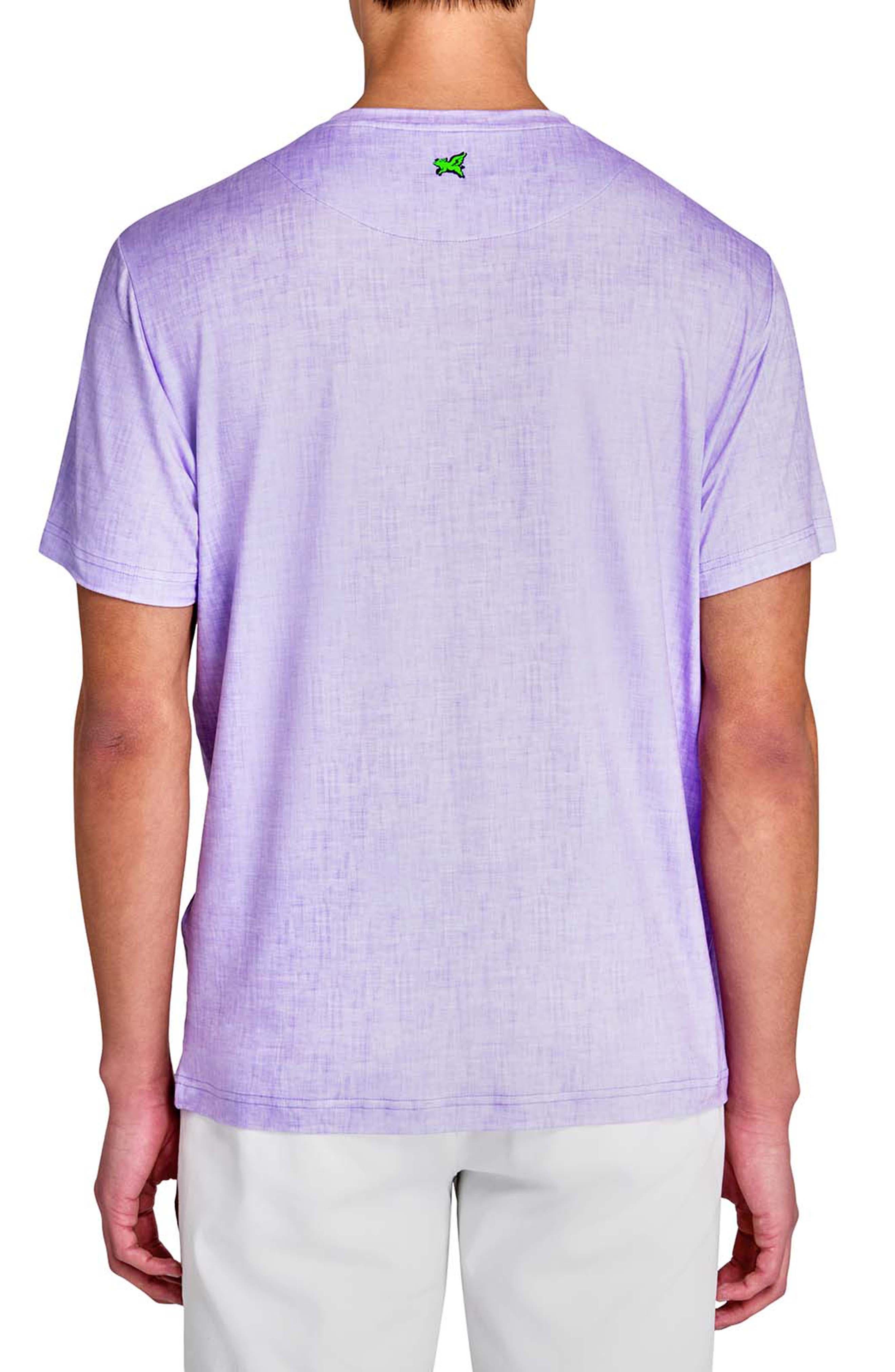 Regular Fit Chambray Recycled Performance Golf T-Shirt - image 4