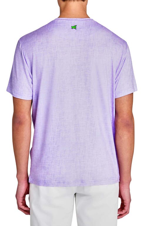 Construct Chambray T-shirt In Lilac