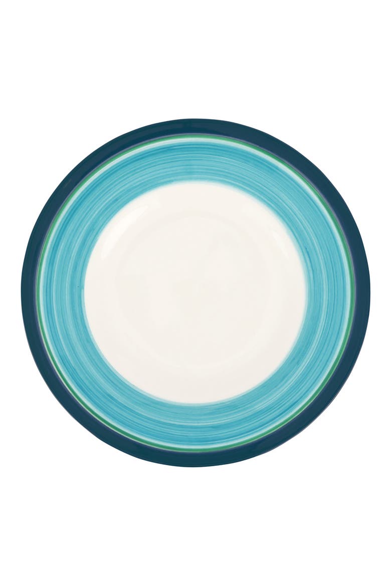 Lisbon Stripe Salad Plate, Main, color, BLUE
