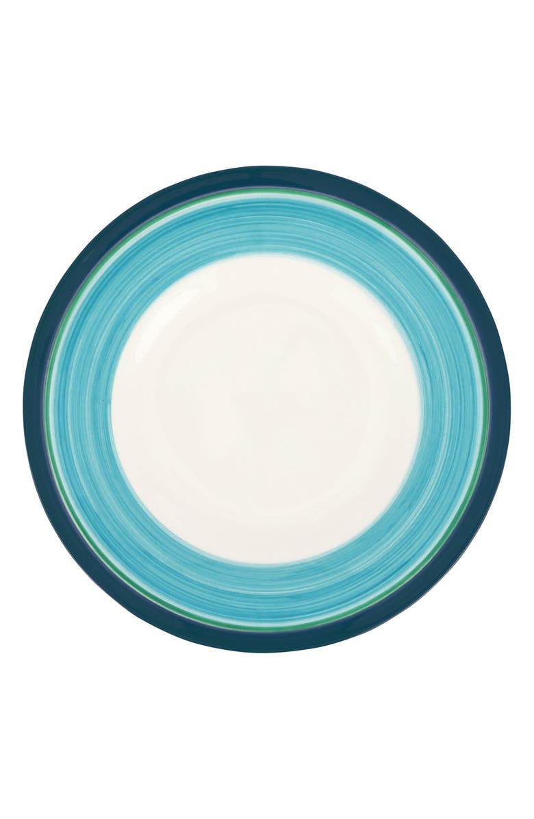 VIETRI Lisbon Stripe Salad Plate, Main, color, Blue
