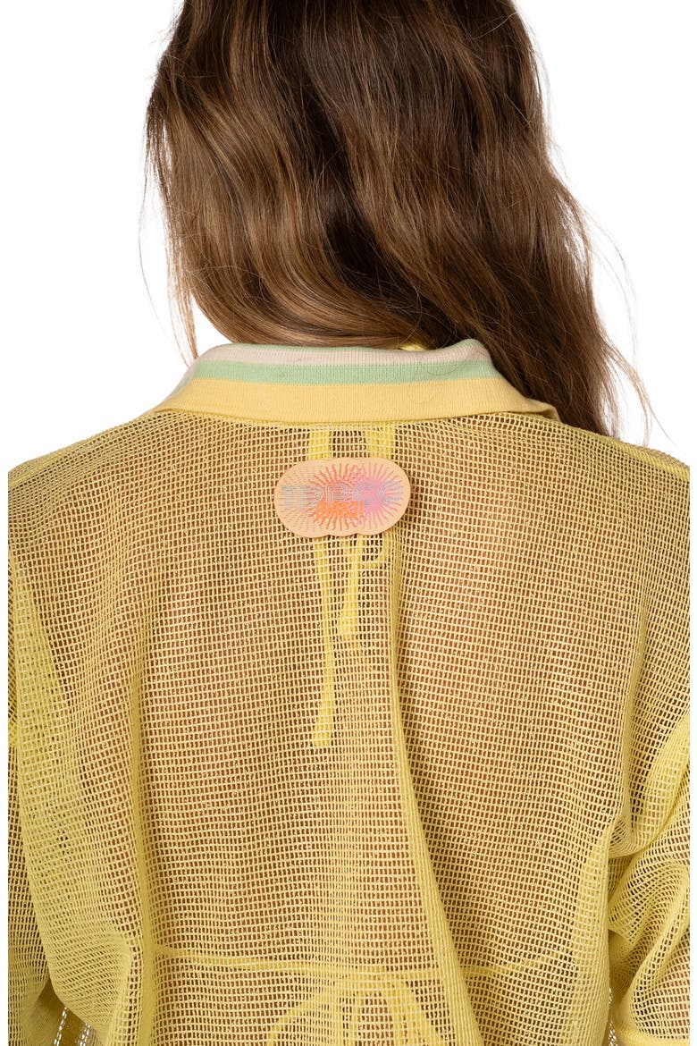 Golden Ray Solene Cover-Up Shirt, Alternate, color, BRIGHT YELLOW
