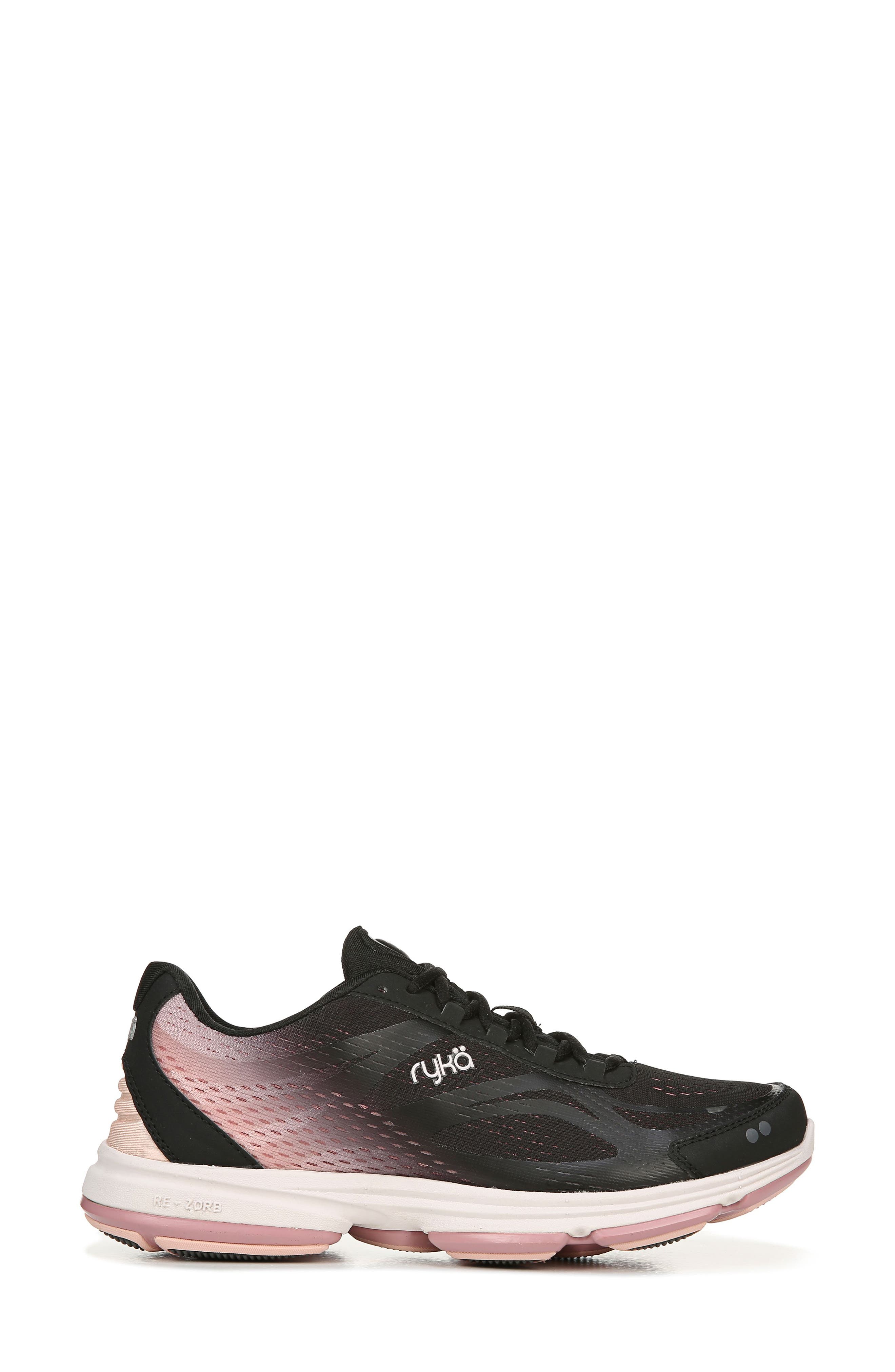 Devotion Plus 2 Sneaker, Alternate, color, BLACK/ ROSE