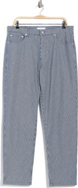 Les Deux Ryder Stripe Cotton Jeans