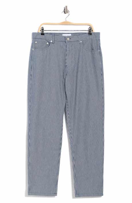 Les Deux Ryder Stripe Cotton Jeans
