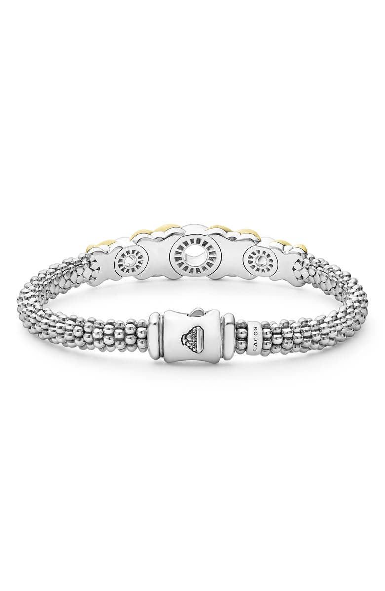 LAGOS Embrace XOX Diamond Rope Bracelet, Alternate, color,