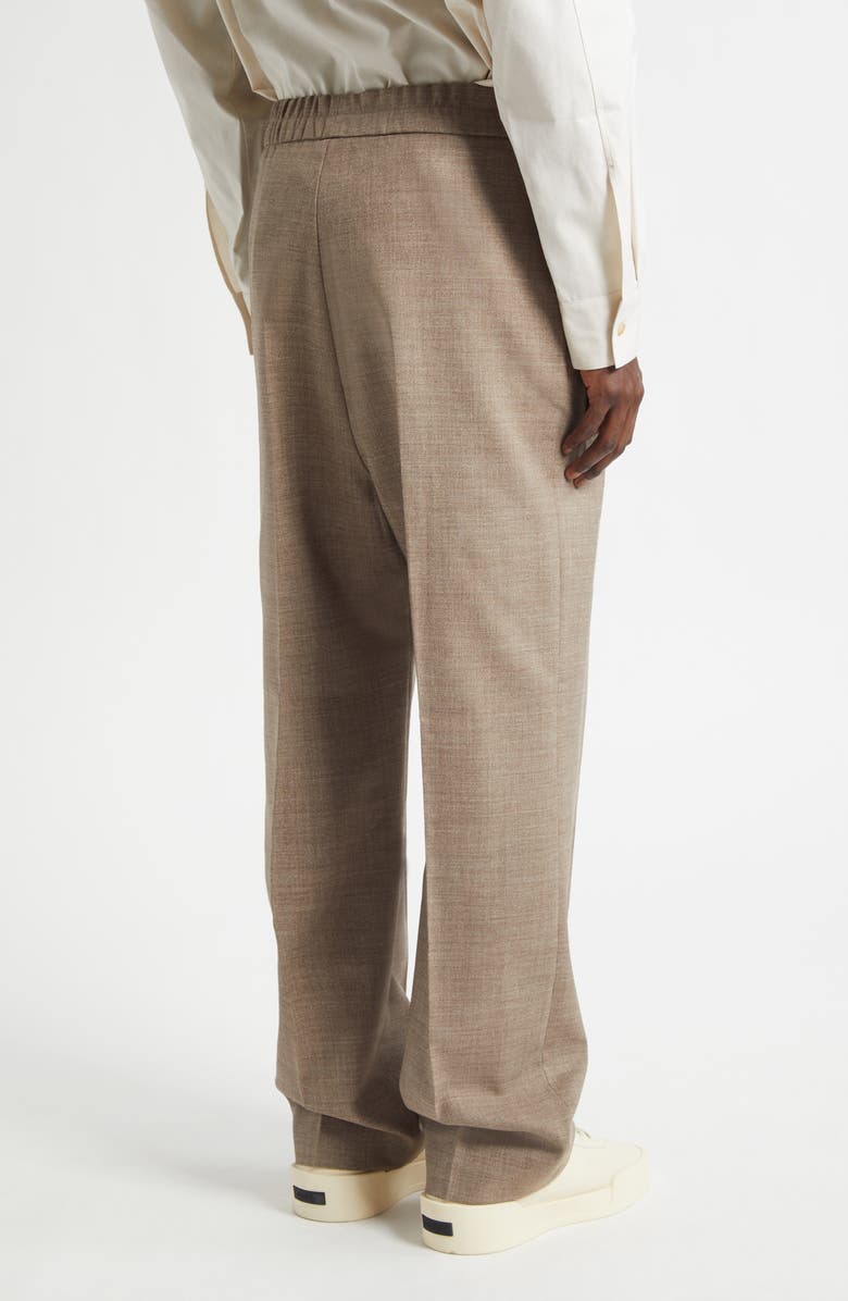 Fear of God Classic Pleated Virgin Wool Pants, Alternate, color, Dune Pearl Dune Pearl