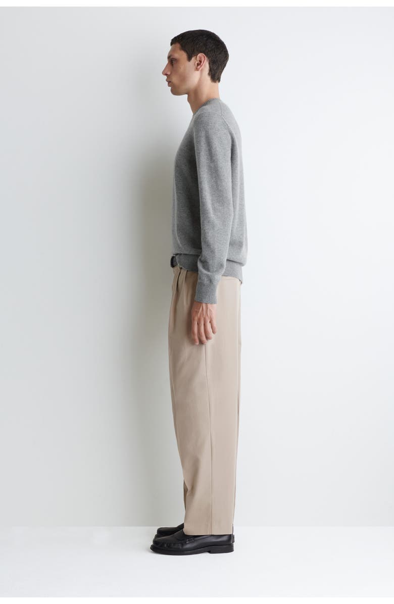 COS Seamless Cashmere Crew-Neck Sweater, Alternate, color, Gray