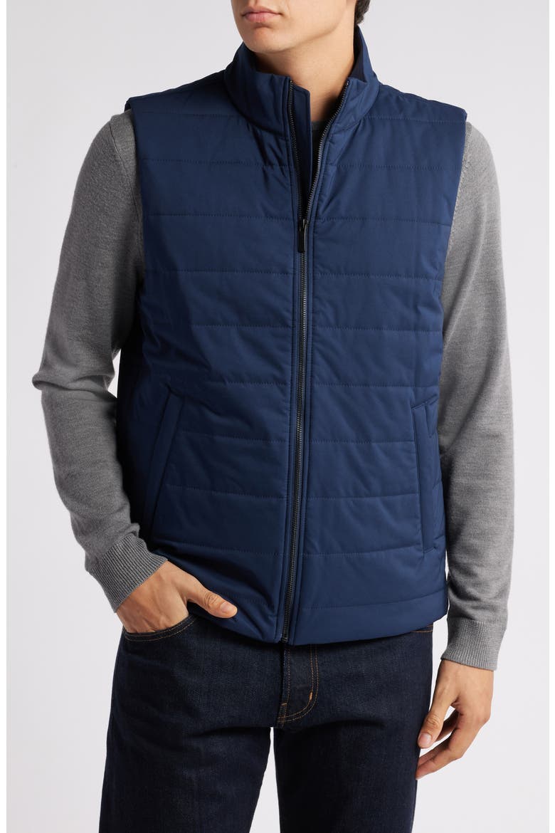 Quilted Insulated Vest, Alternate, color, NAVY BLAZER